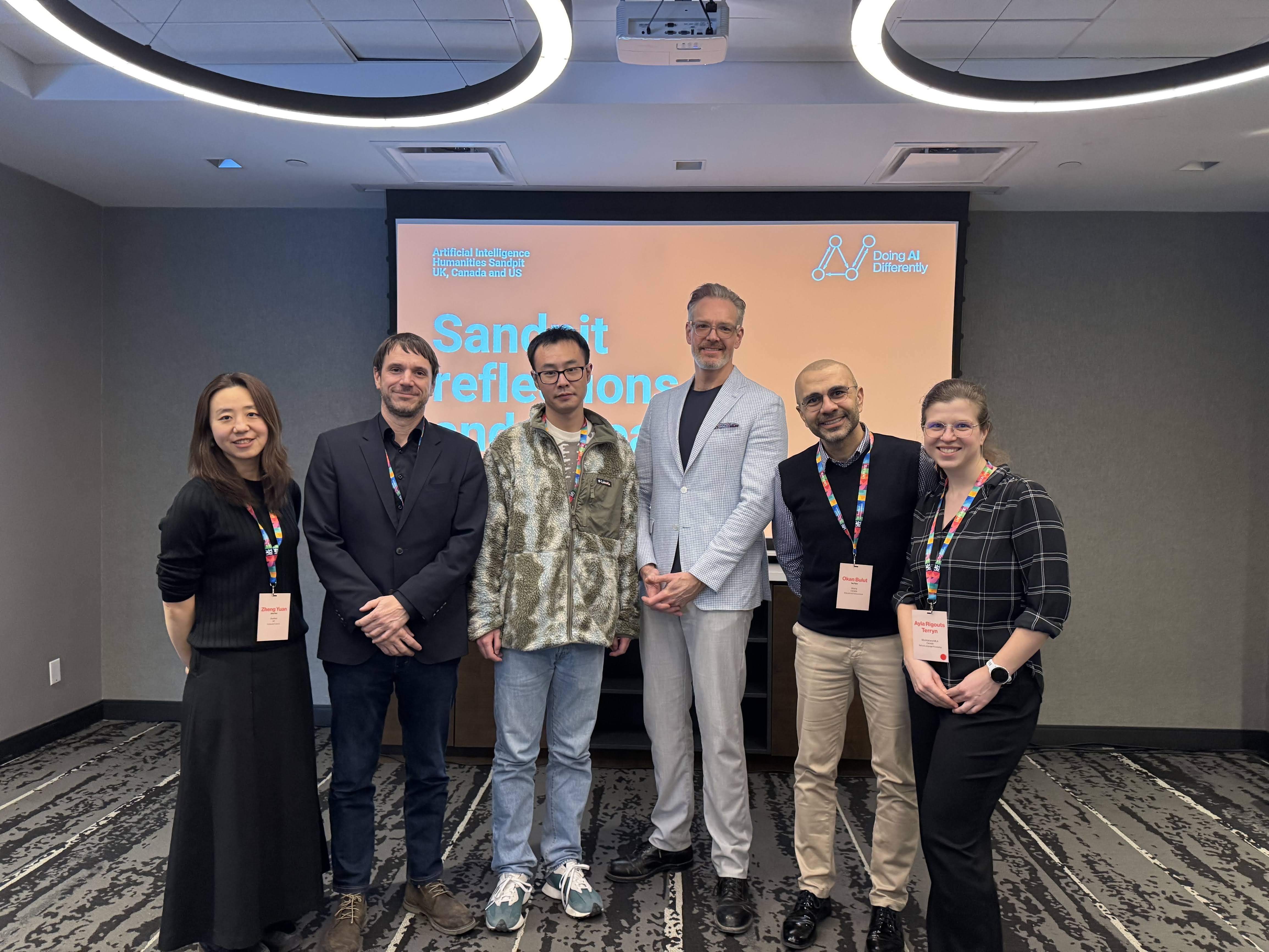 AI & Humanities Sandpit collaboration